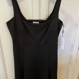 NWT Calvin Klein black a-line tank dress size 12